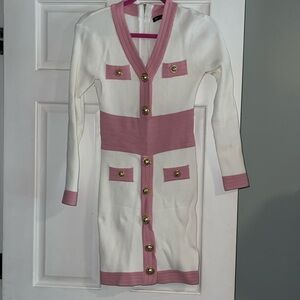 Bella Barnett Versace styled look alike dress.